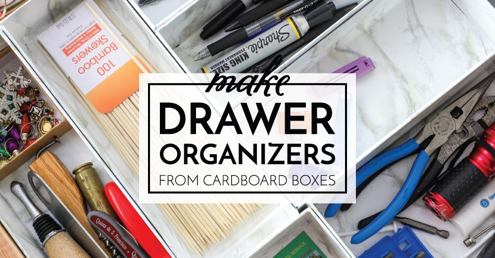 Create Your Own Cardboard Box Desk Drawer Organizers, eHow