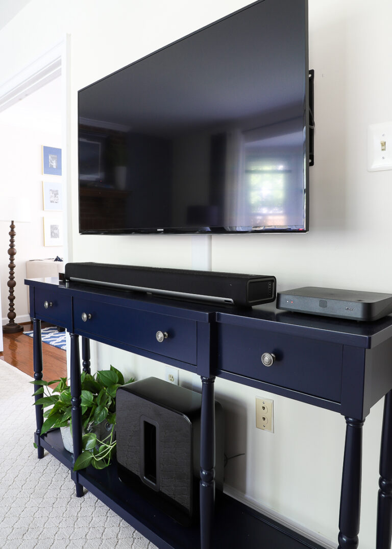 How to Hide Cords Without Drilling Through the Wall The Homes I Have Made