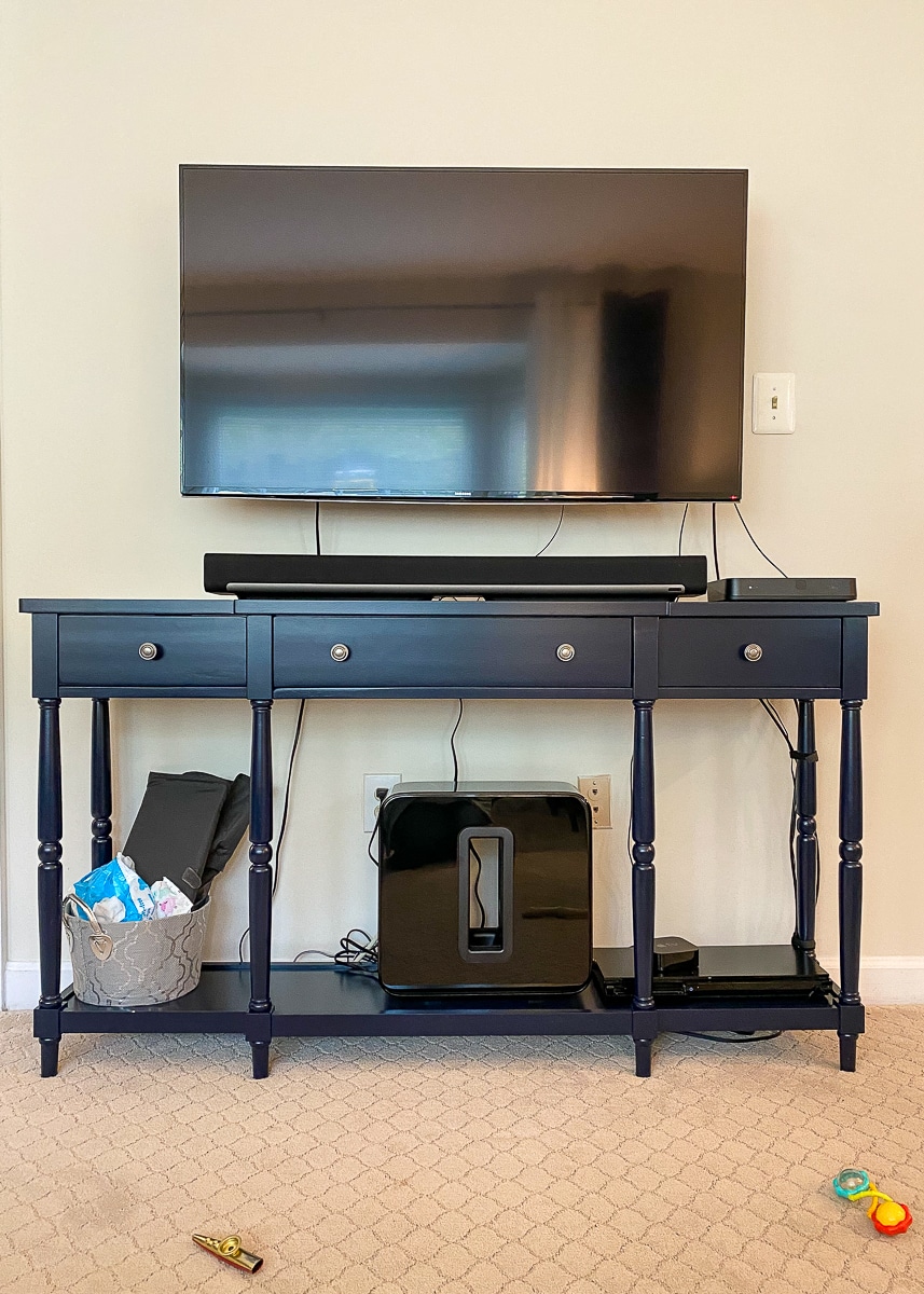 How to Hide Cords on a Wall Mounted TV (With Photos) - In My Own Style