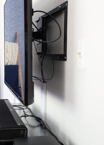 How to Hide Cords Without Drilling Through the Wall - The Homes I Have Made