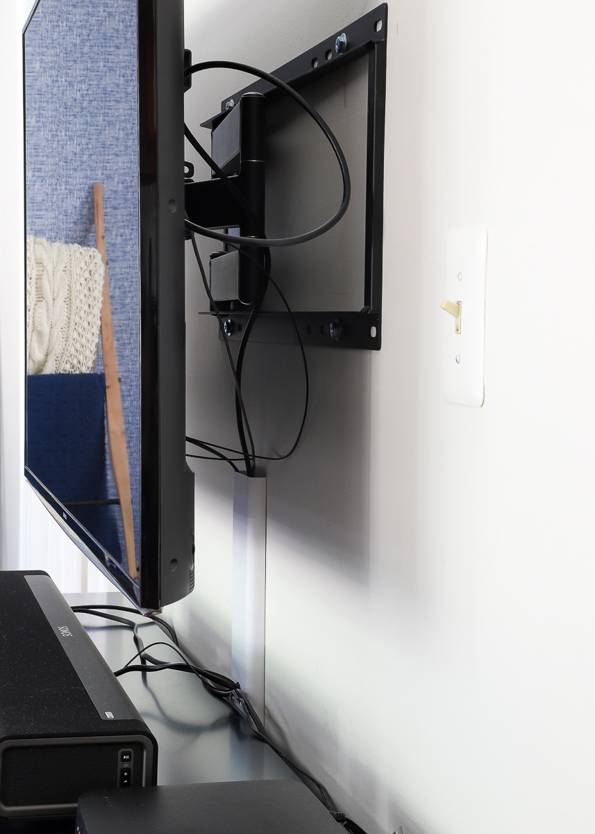 how to hide cords without drilling