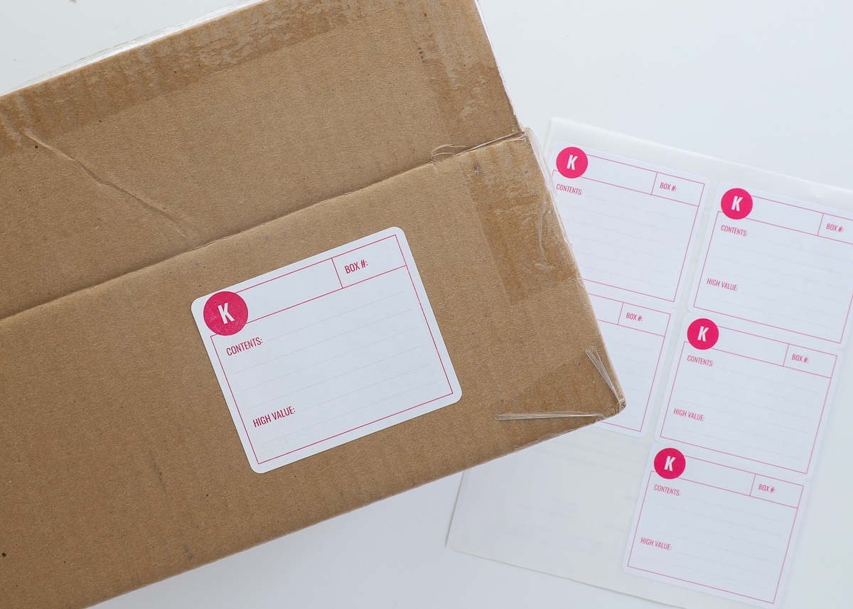 Moving Box Label Template KAESG BLOG