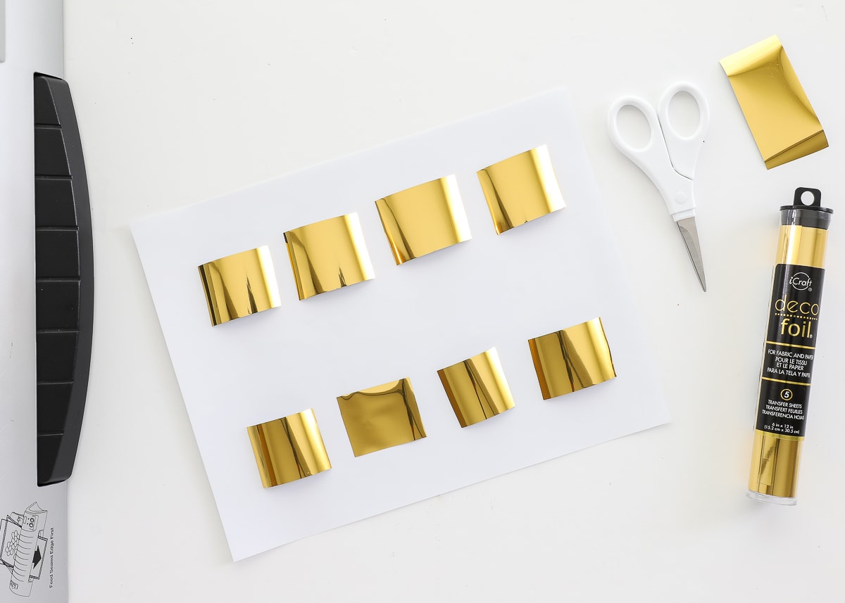 Gold Foil Heat Transfer with a Laminator  Deco foil, Gold foil design,  Gold foil print diy