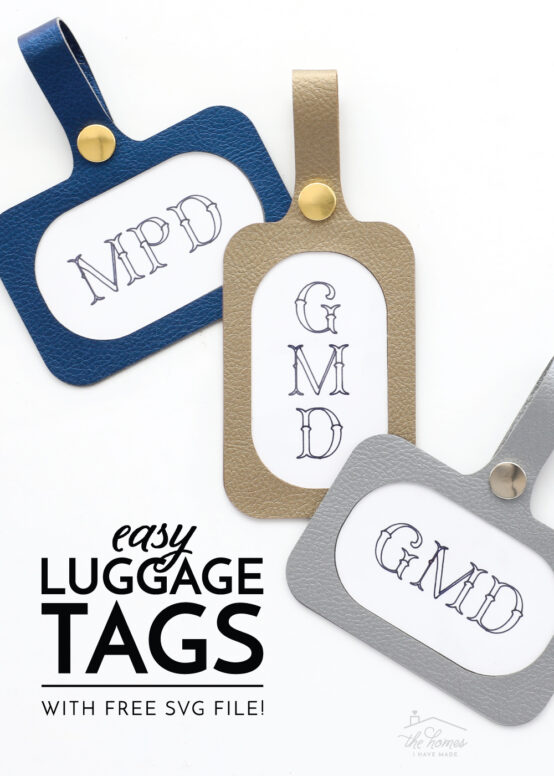 DIY Luggage Tags