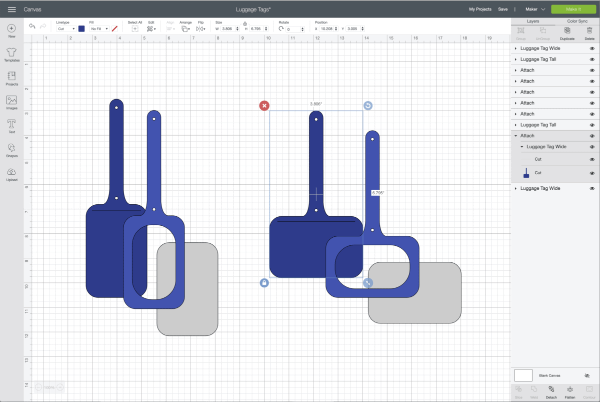 How to Make (Super Chic) Luggage Tags with a Cricut The Homes I Have Made