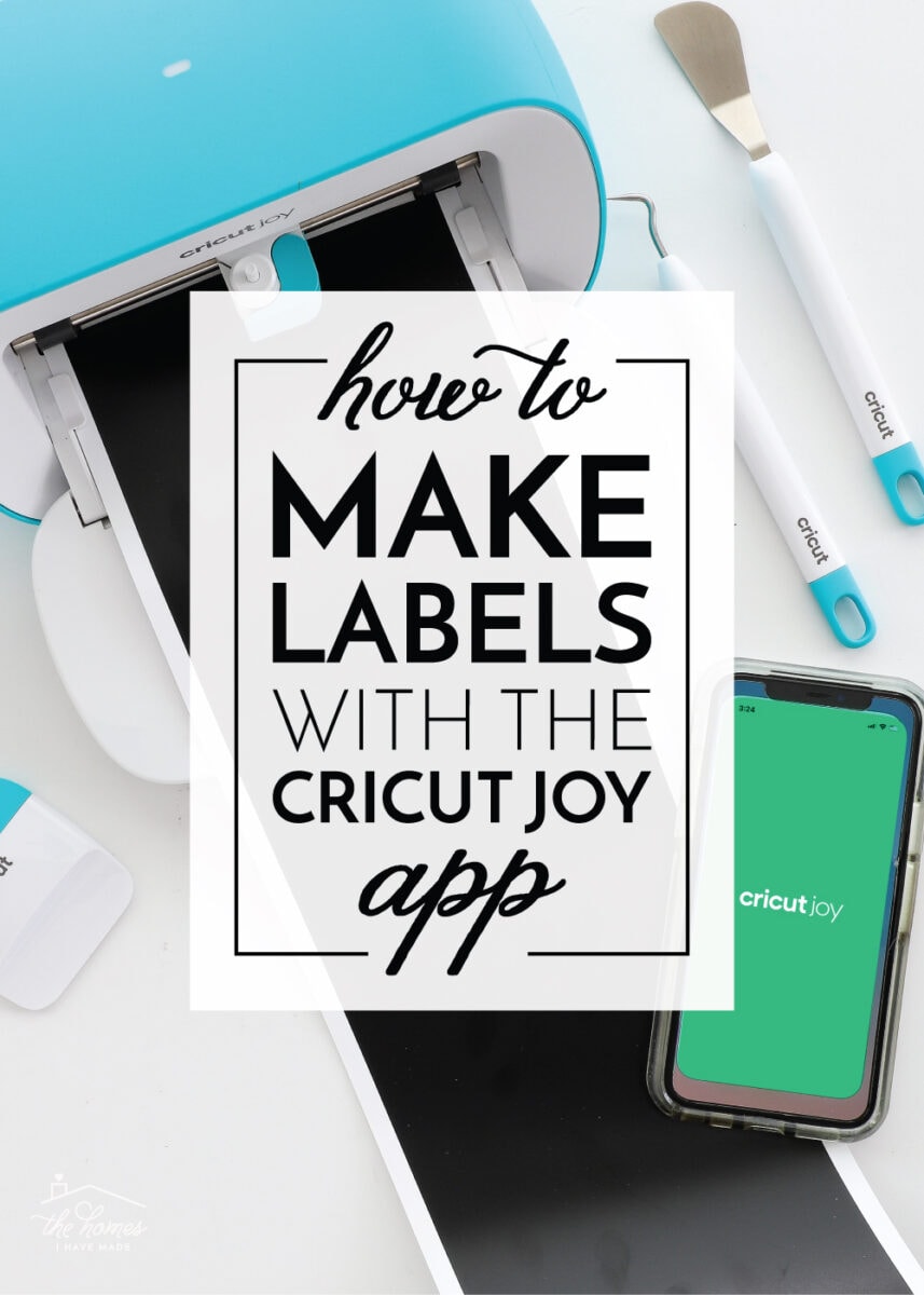 Cricut Joy shown alongside an iPhone showing Cricut Joy App