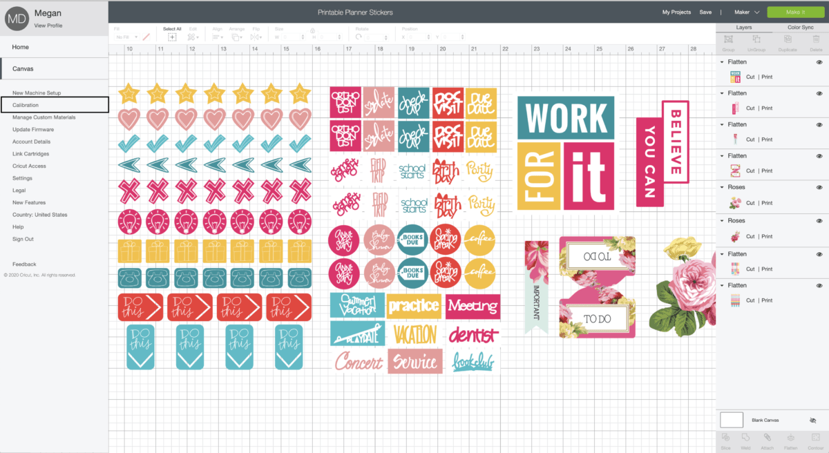 How to Use Print Then Cut on a Cricut The Homes I Have Made