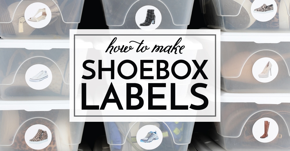 Shoebox Label Options