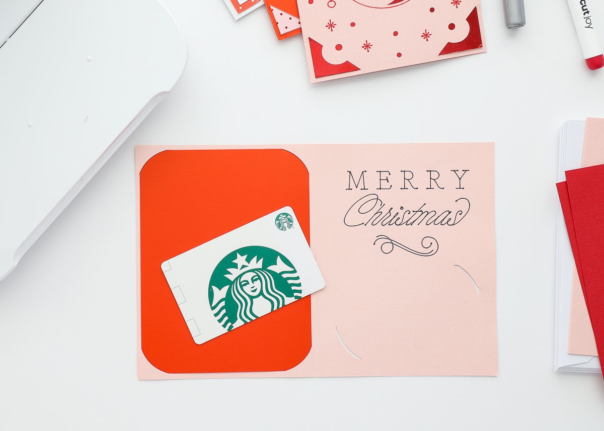Cricut Joy Card Into a Gift Card Holder