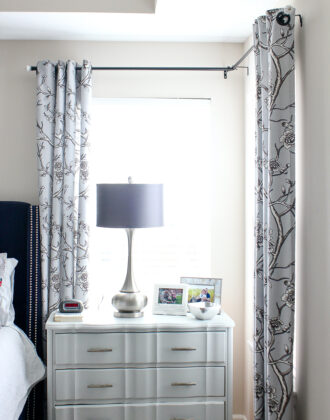 How to Hang Curtains In A Corner