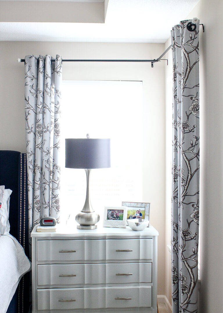 How to Hang Curtains In a Corner Window - The Homes I Have Made