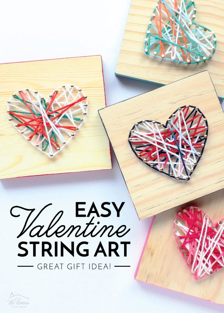 Easy DIY String Art Gift Idea (Perfect for Kids!) - The Homes I Have Made