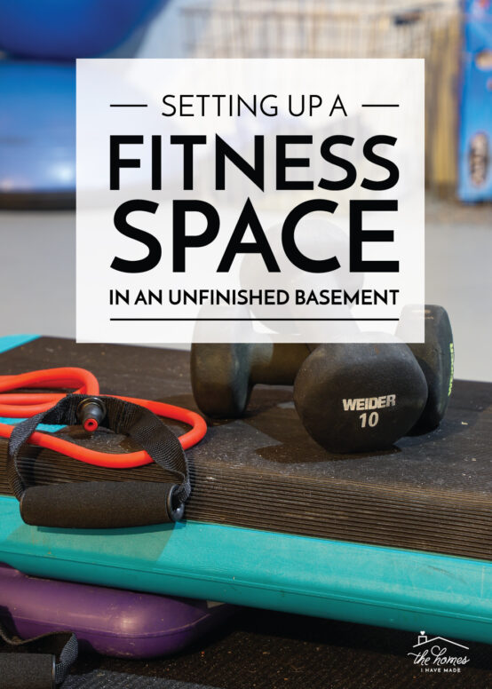 Home Gym In An Unfinished Basement