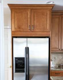 Cabinets Above the Refrigerator