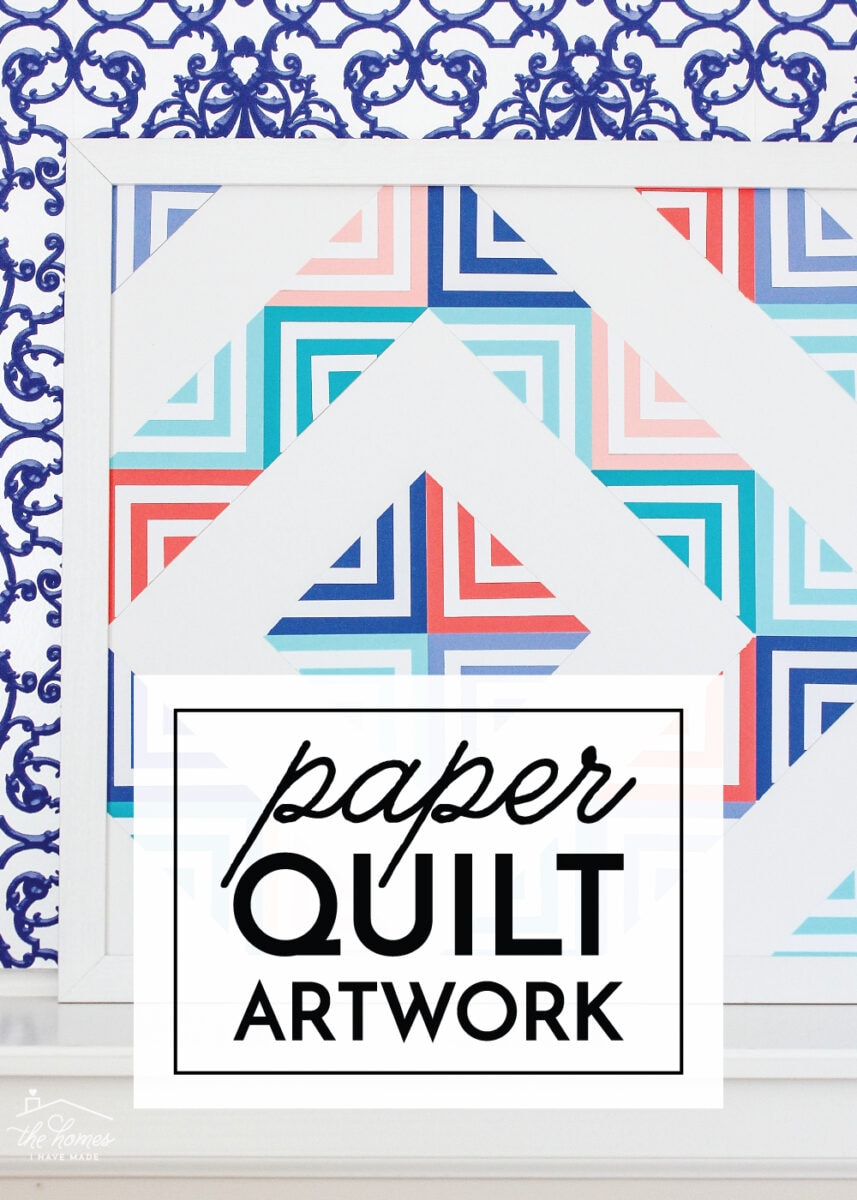 DIY Paper Quilt Artwork The Homes I Have Made