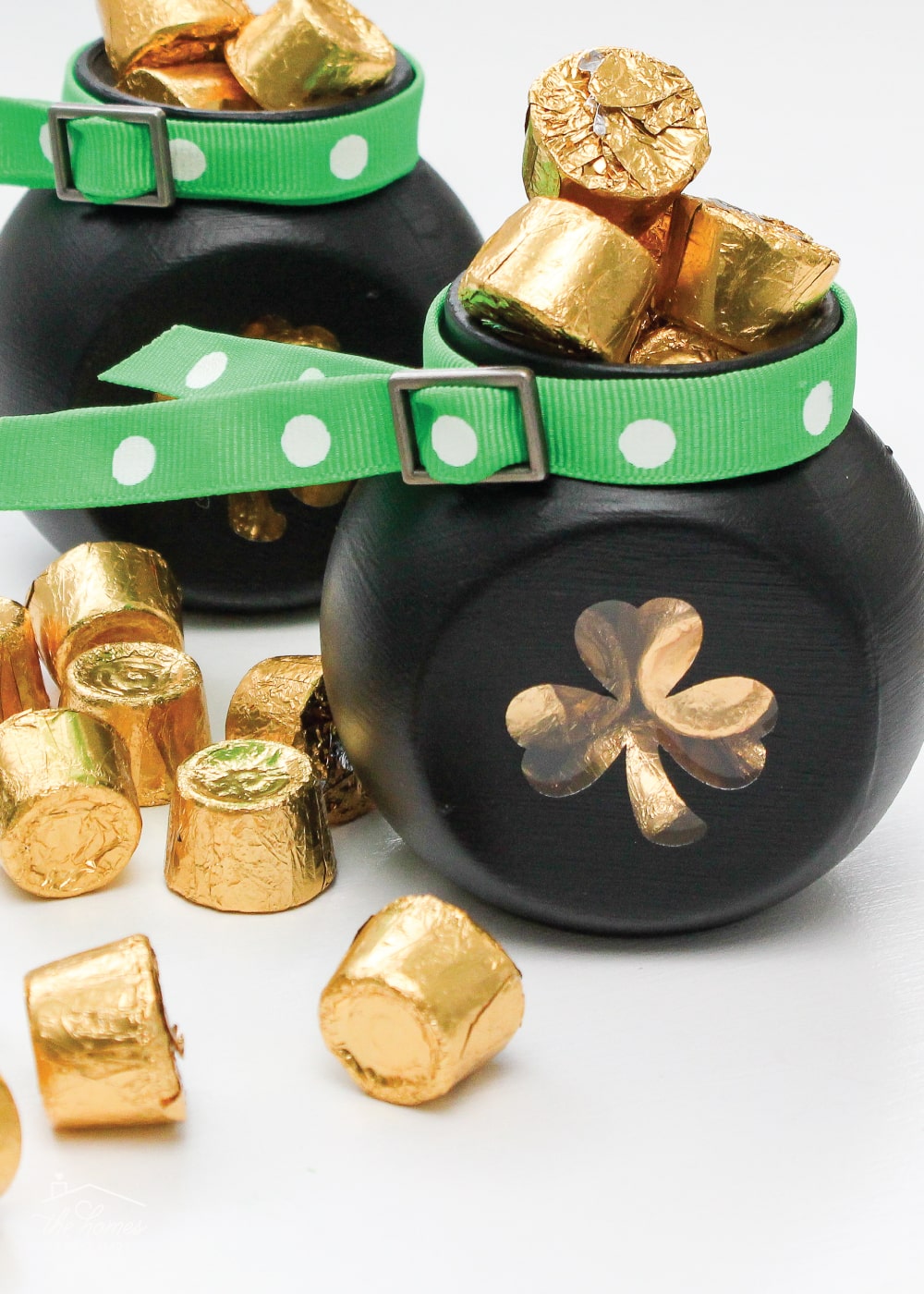 Easy Pot of Gold Candy Jars - The Homes I Have Made