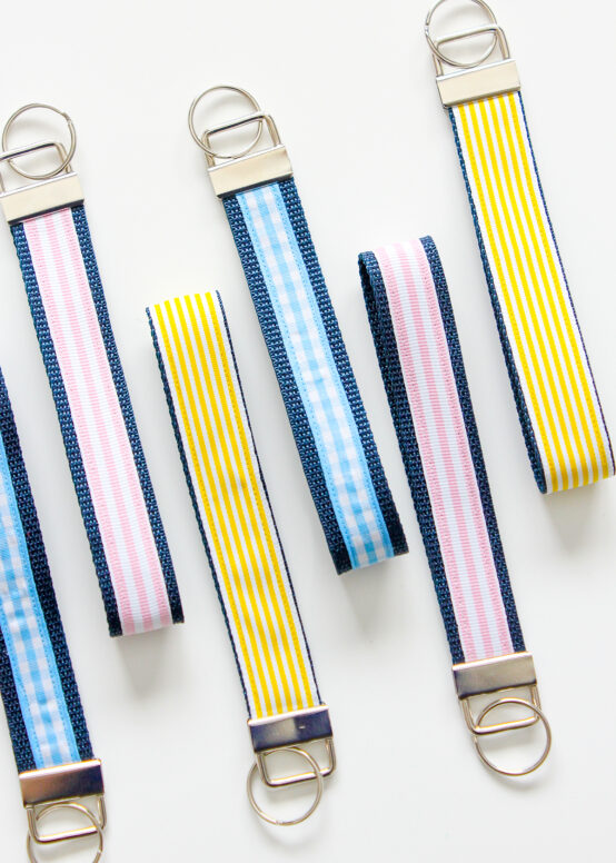DIY Ribbon Key Fobs