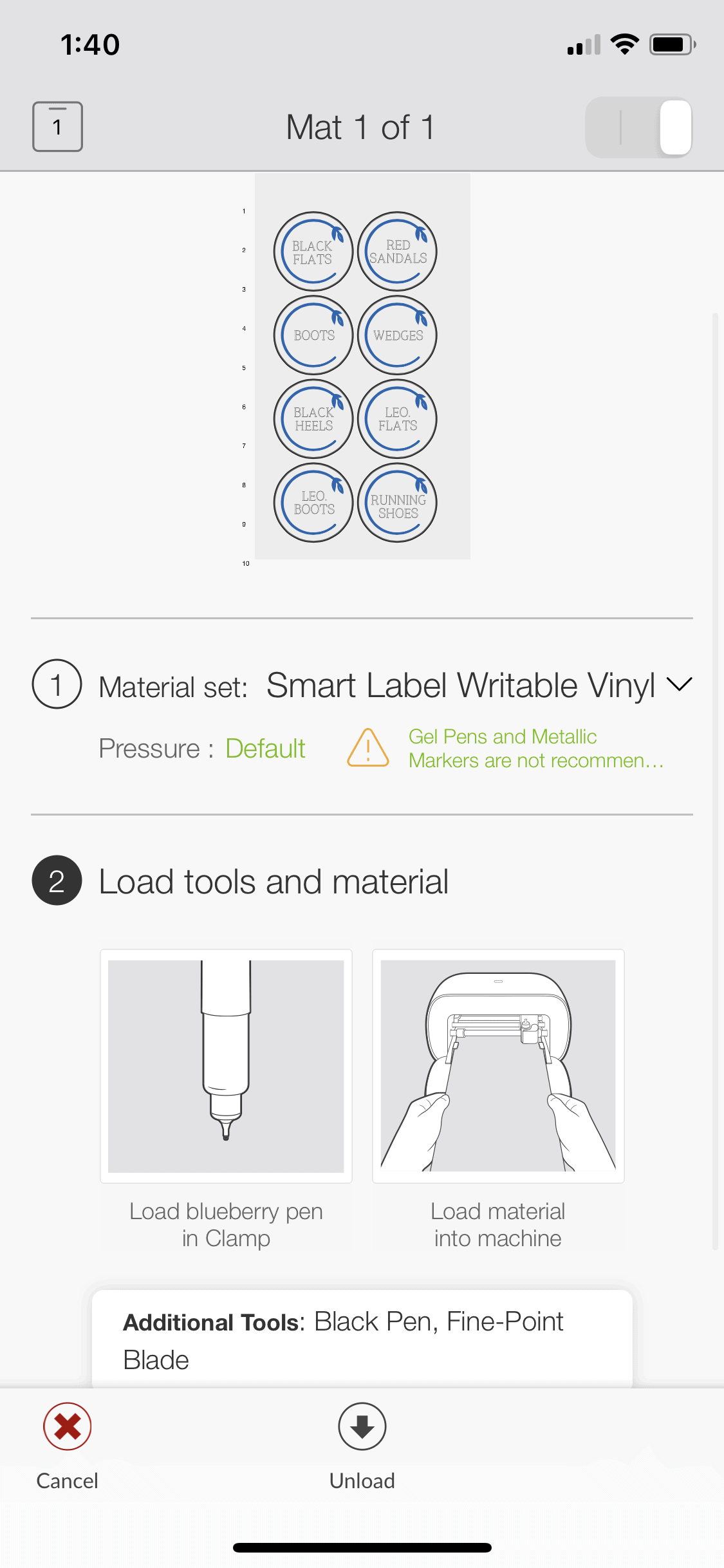 How to Use Smart Materials to Make Labels with Cricut Joy