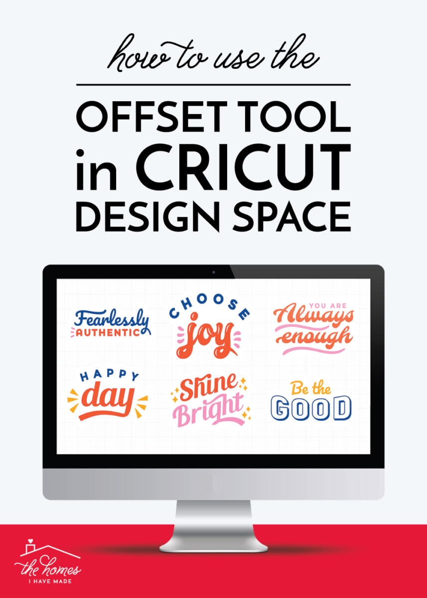 How to Use the Cricut Offset Tool
