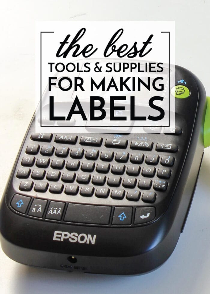 This label maker is one of the best supplies for making labels