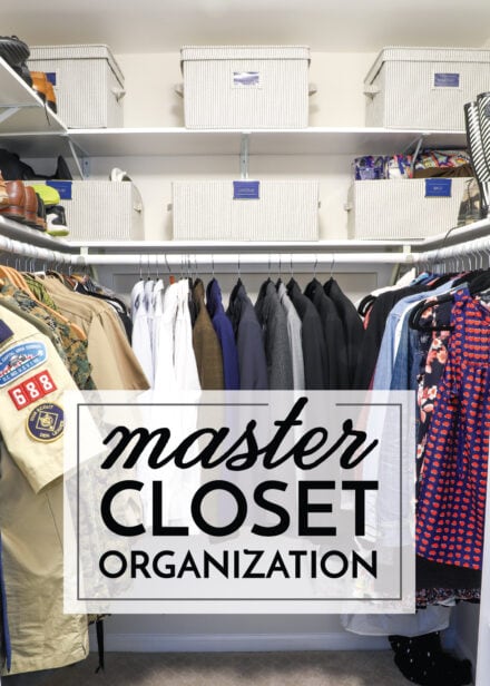 Master Closet Organization Ideas