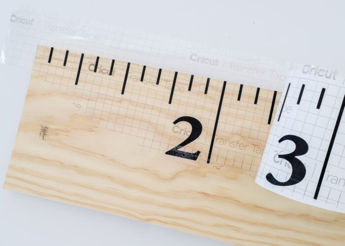 DIY Wall Ruler (with Smart Vinyl & Cricut Maker 3) - The Homes I Have Made