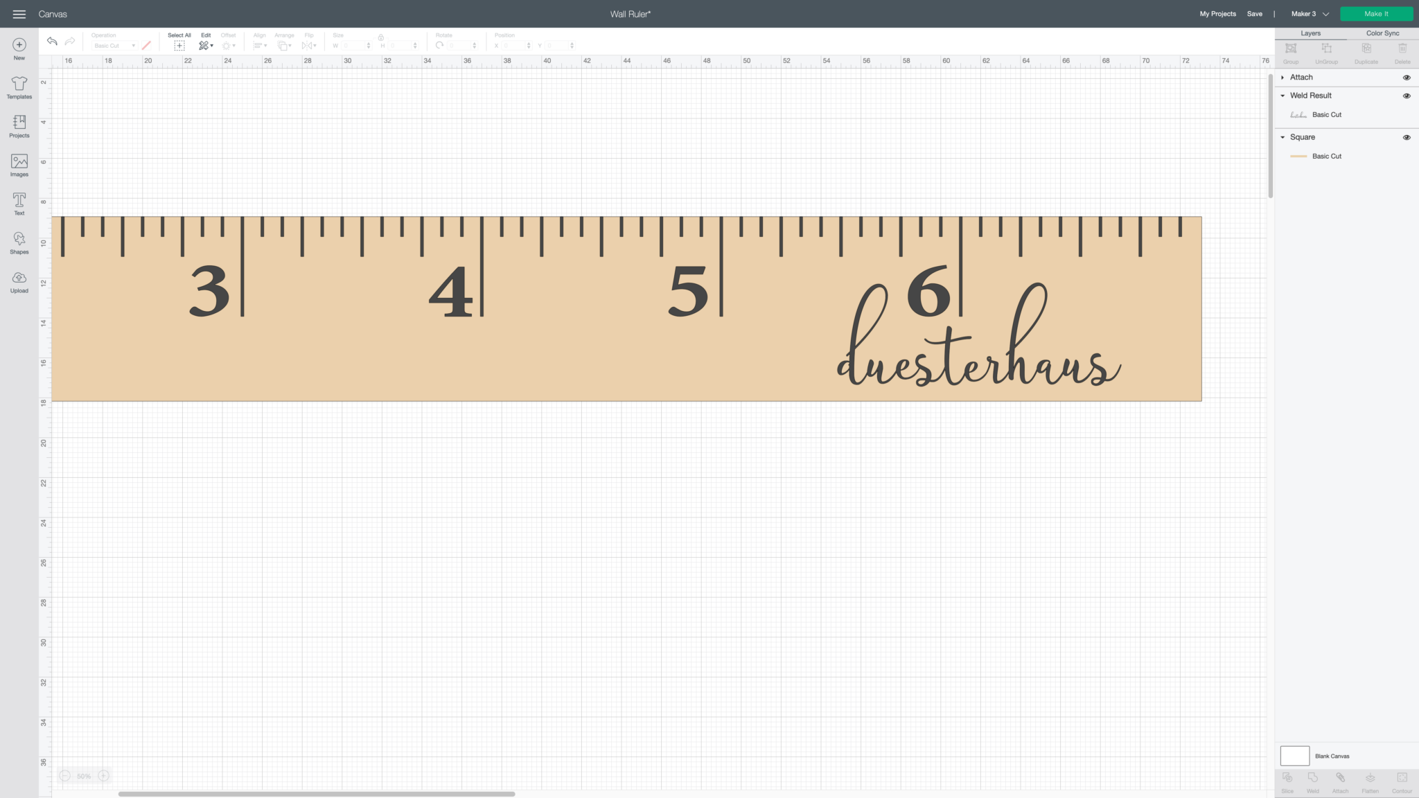 DIY Wall Ruler (with Smart Vinyl & Cricut Maker 3) The Homes I Have Made