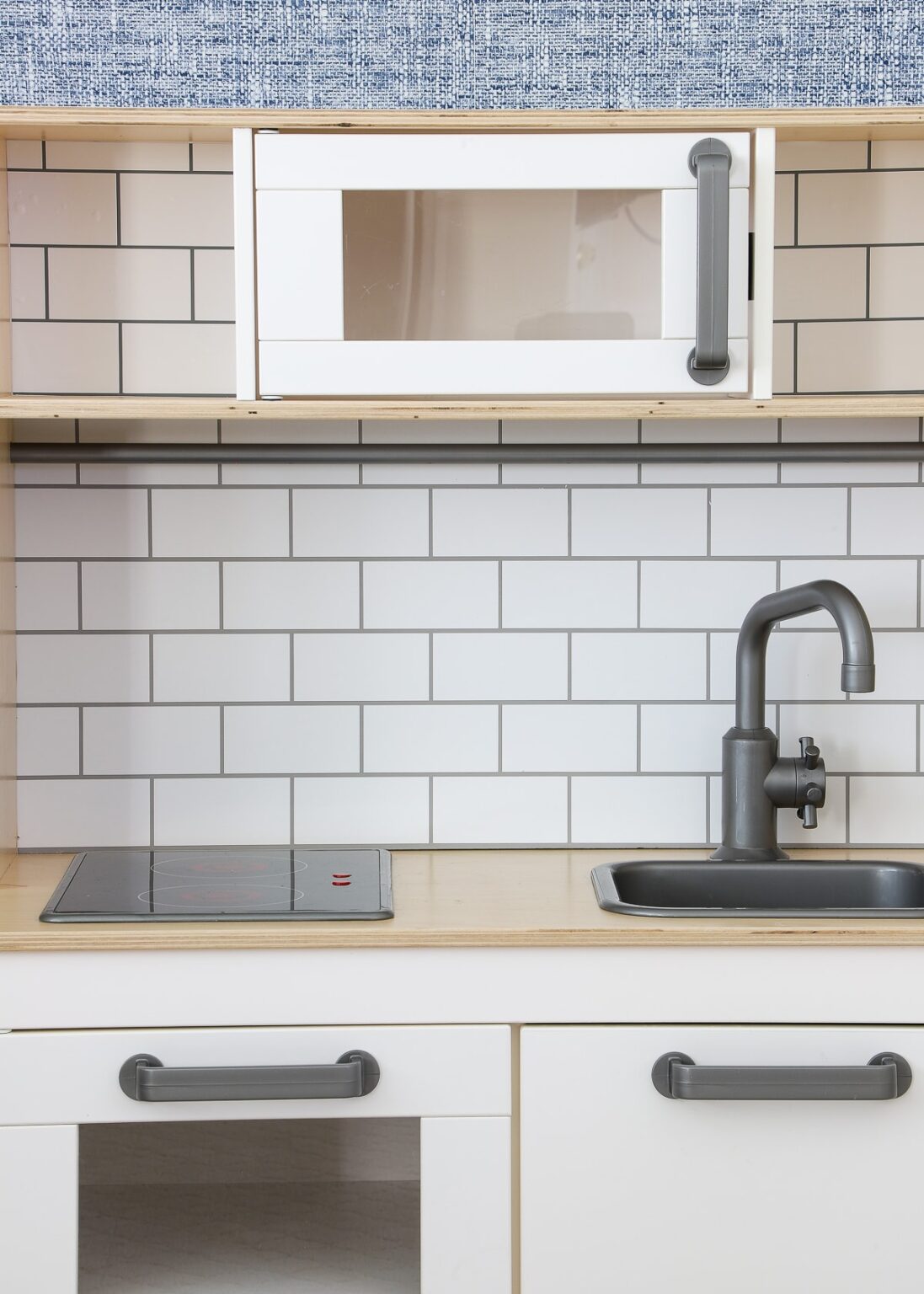 How to Put a Backsplash on the IKEA DUKTIG Play Kitchen The Homes I