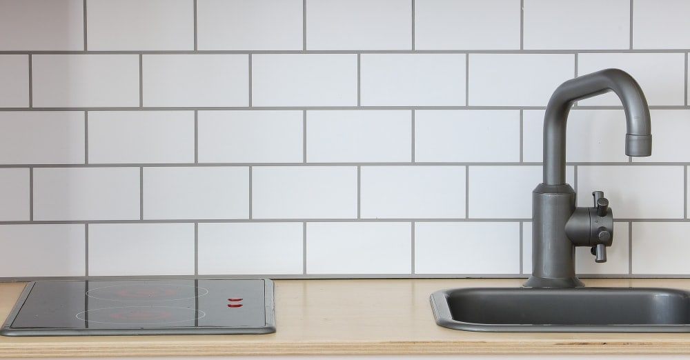 How to Make a Vinyl Tile Backsplash with a Cricut