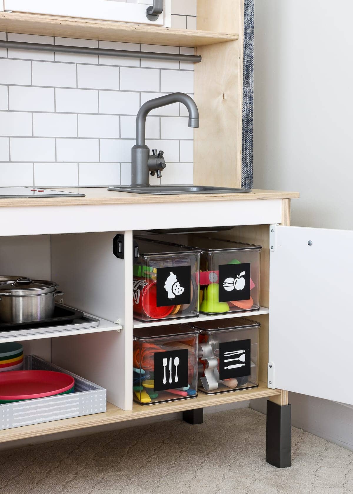 How to Organize Play Food - The Homes I Have Made