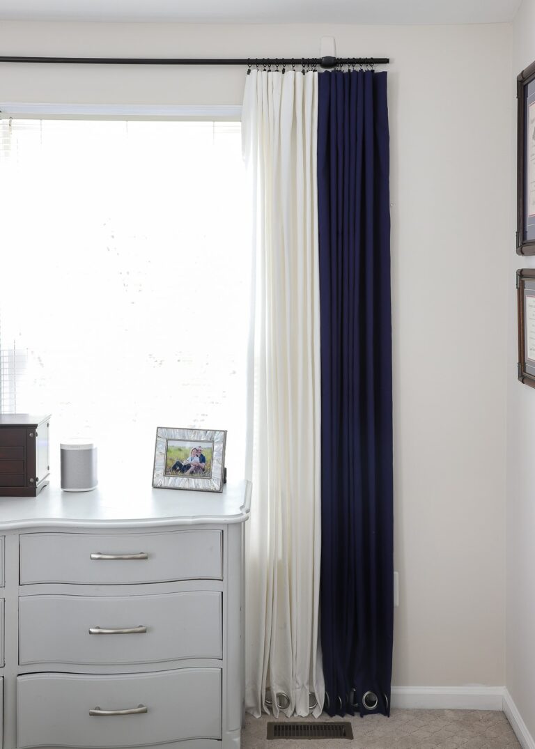How to Hang a Curtain Rod Without Drilling into the Wall