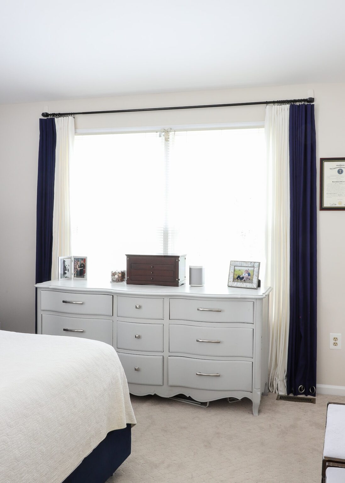 How to Hang a Curtain Rod Without Drilling into the Wall