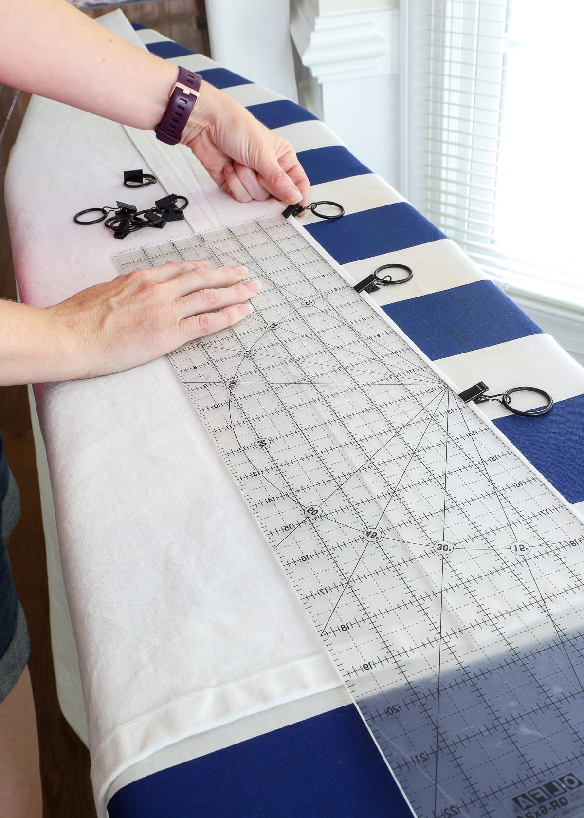 How to Hang Curtains On Rings (With Perfect Results!) The Homes I