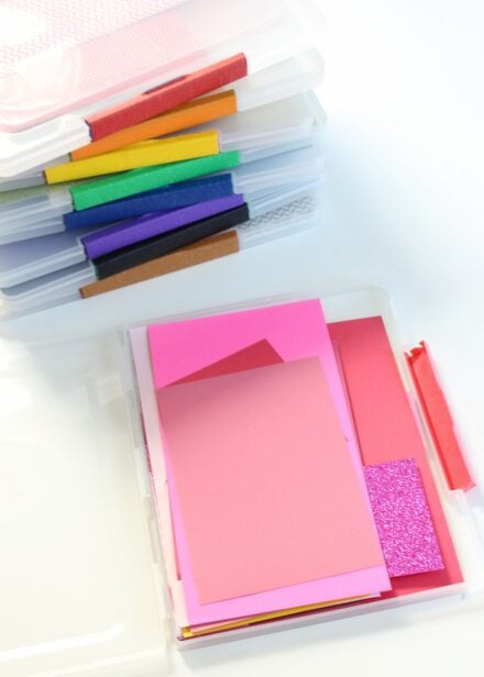 How to Store Scrapbook Paper Scraps - The Homes I Have Made