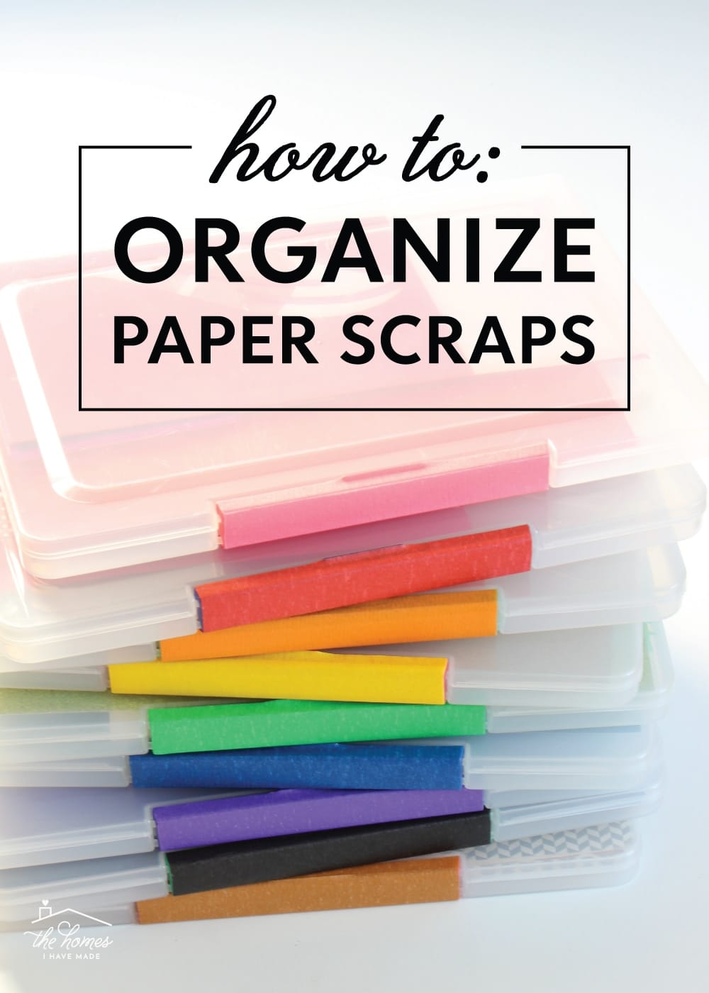 How to Store Scrapbook Paper Scraps The Homes I Have Made