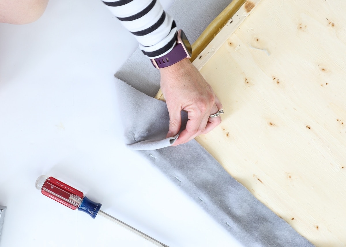 How to Recover a Chair or Bench Cushion - The Homes I Have Made