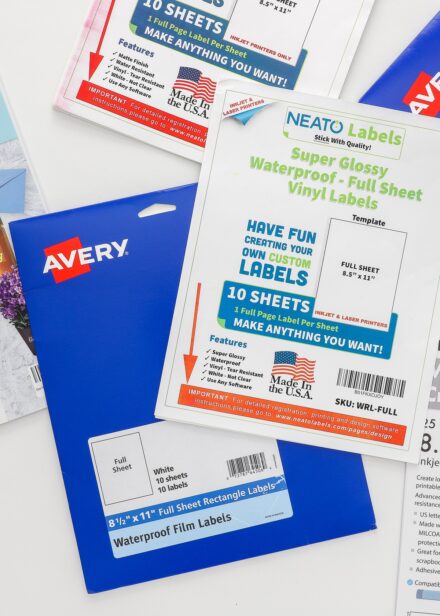 How to Make (Long-Lasting) Waterproof Stickers with a Cricut - The ...