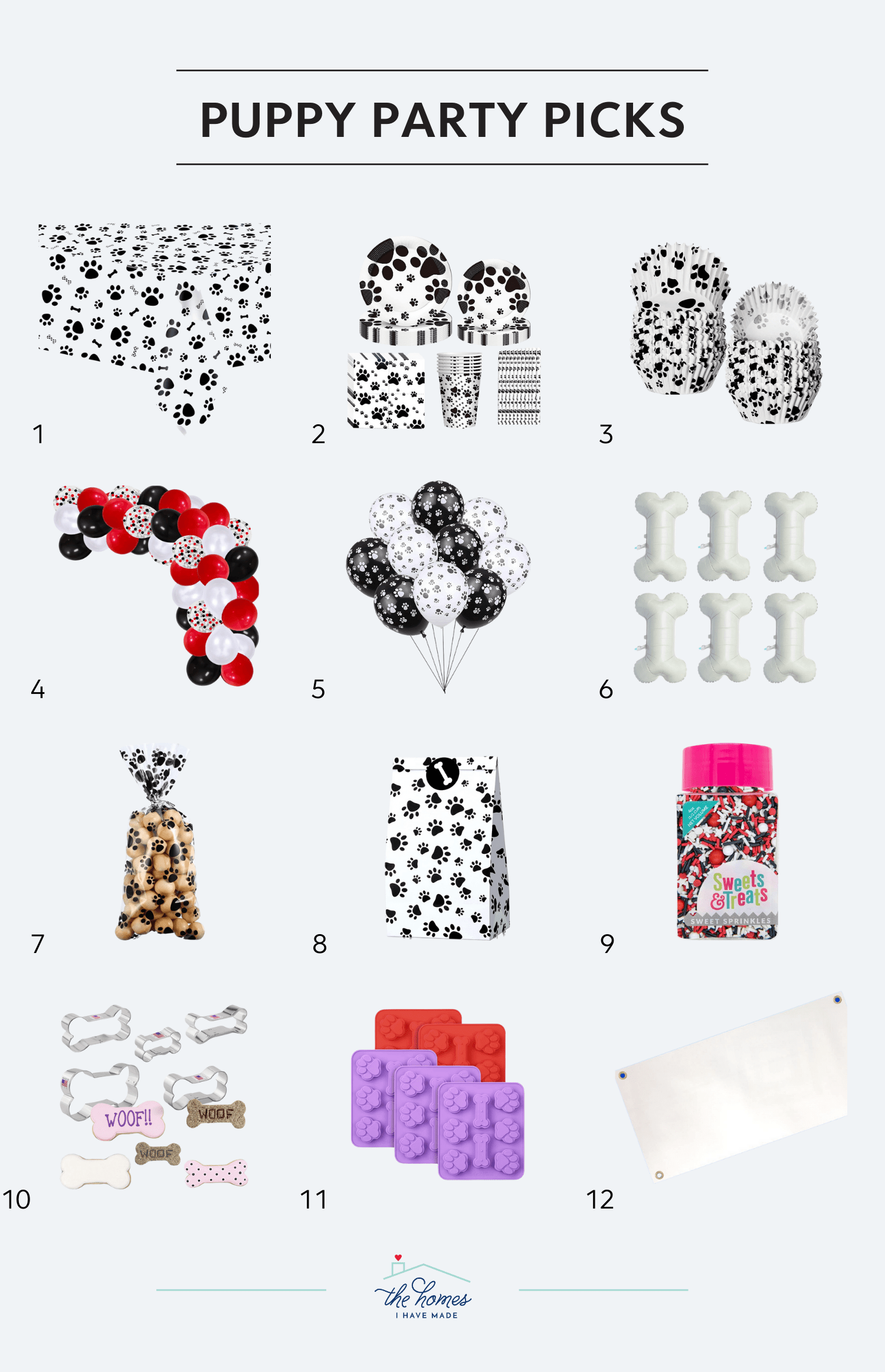 An Adorable Puppy Dog Themed Birthday Party - The Homes I Have Made