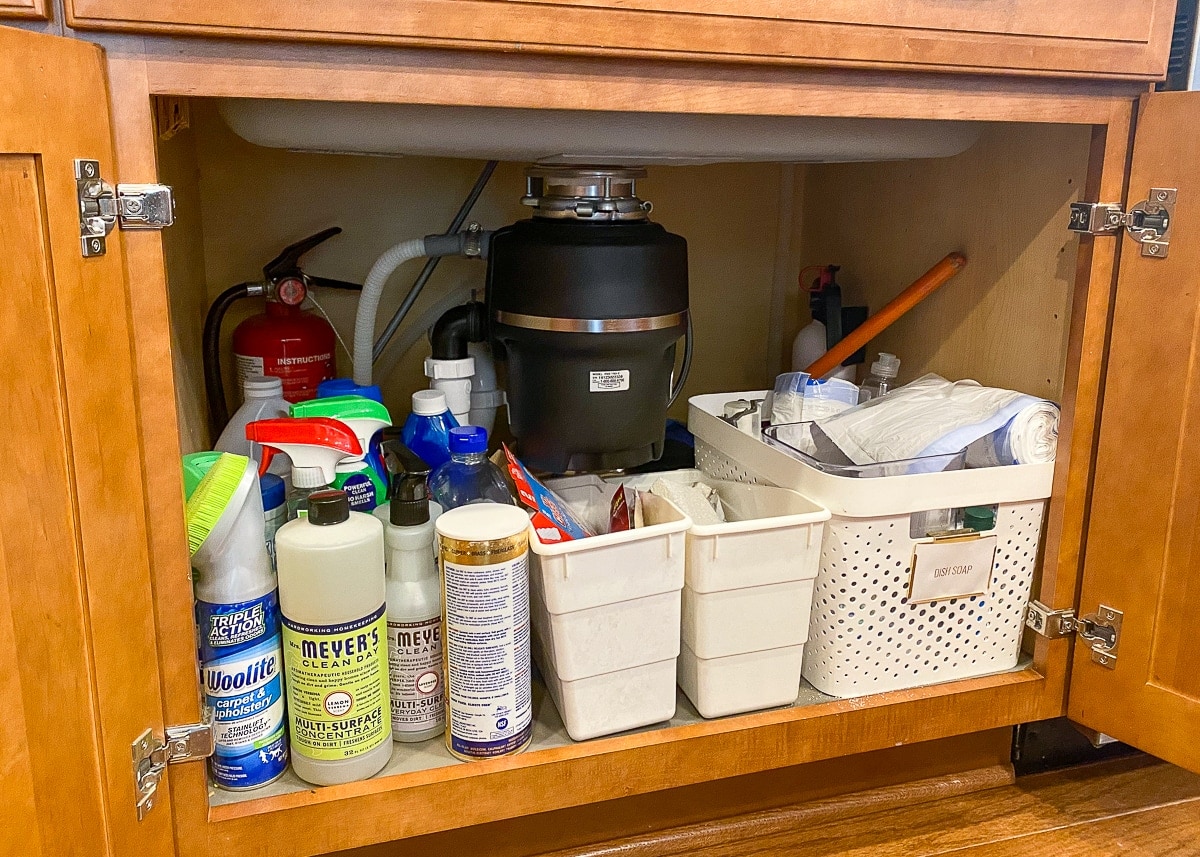 How to Organize the Under the Kitchen Sink A Foolproof Process
