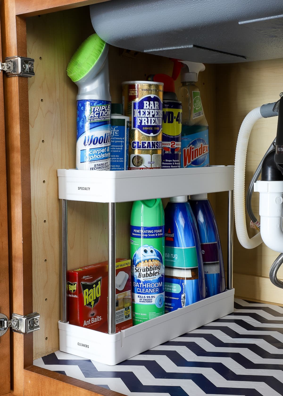 How to Organize the Cabinet Under the Kitchen Sink | A Foolproof Process