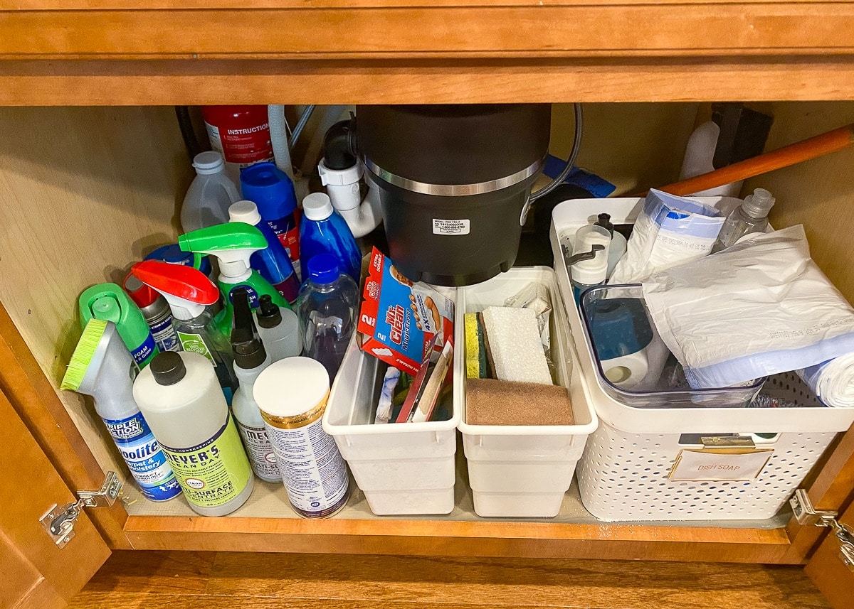How to Organize the Under the Kitchen Sink A Foolproof Process