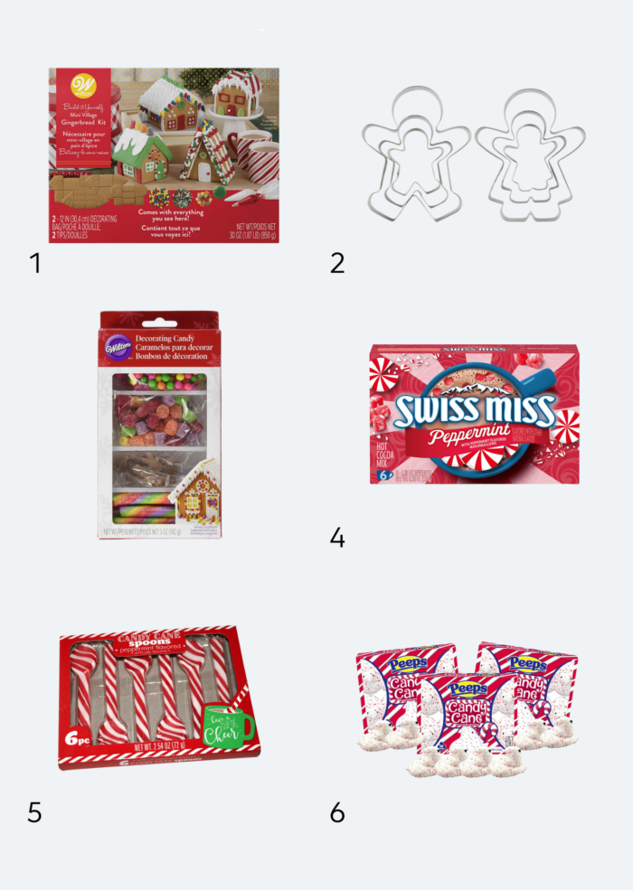 Collage of Christmas Candies