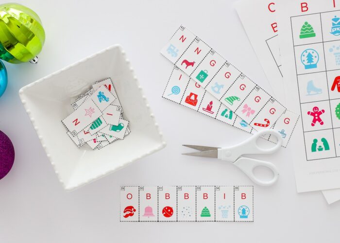 Calling Cards for Christmas Bingo