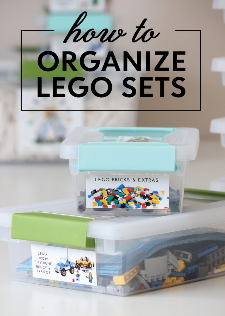 A Smart Way to Sort and Store Those LEGO Sets!