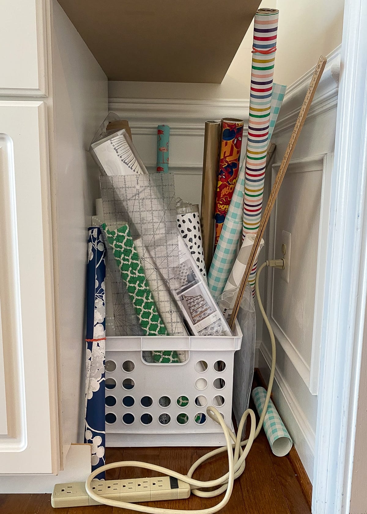How to Store Wrapping Paper (& All Your Gift Wrap Supplies!)