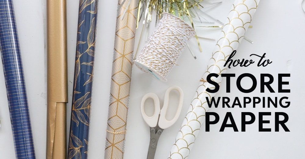 3 Smart Ways to Organize Your Wrapping Paper