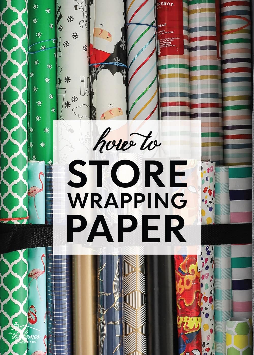 How to Store Wrapping Paper (& All Your Gift Wrap Supplies!)