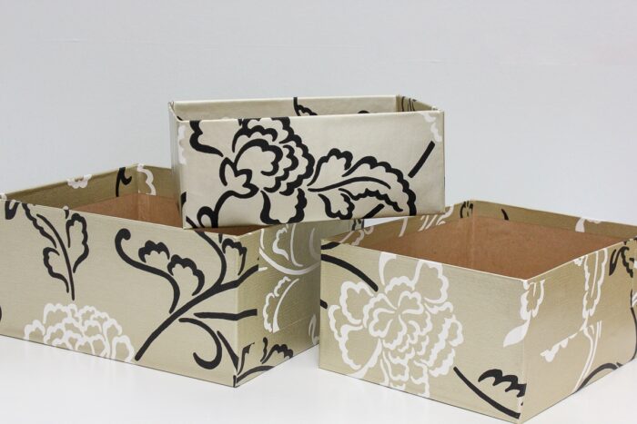 Decorative cardboard boxes