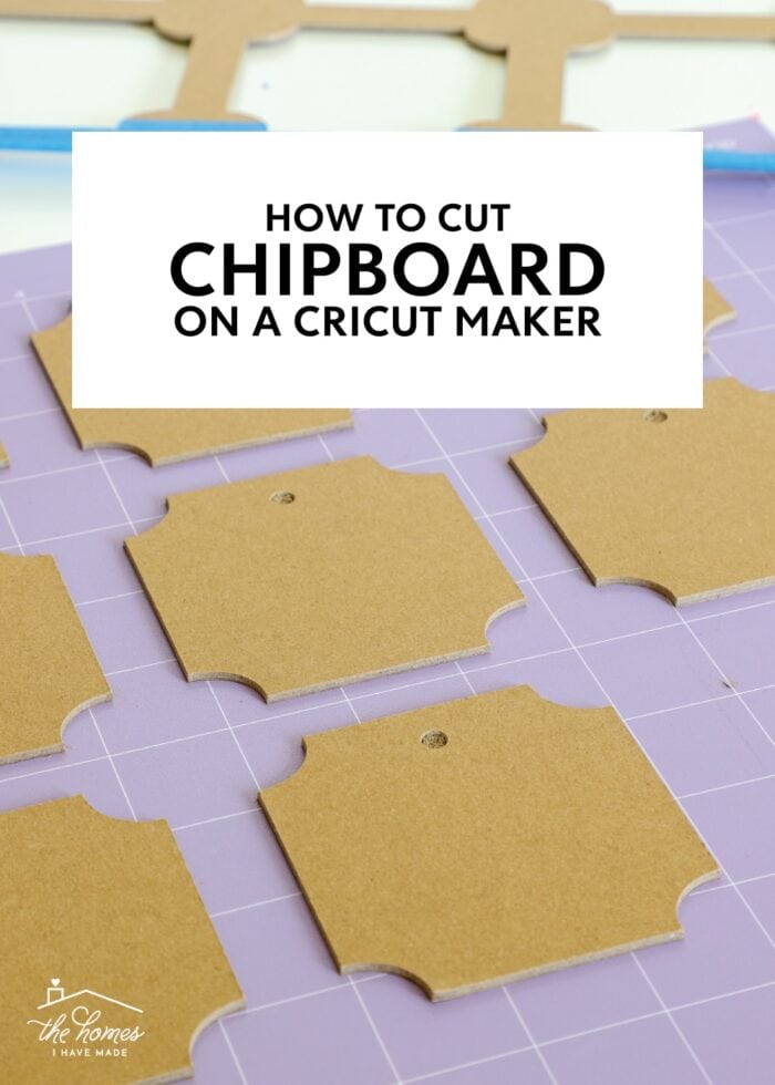Chipboard shapes sitting on a purple Cricut mat