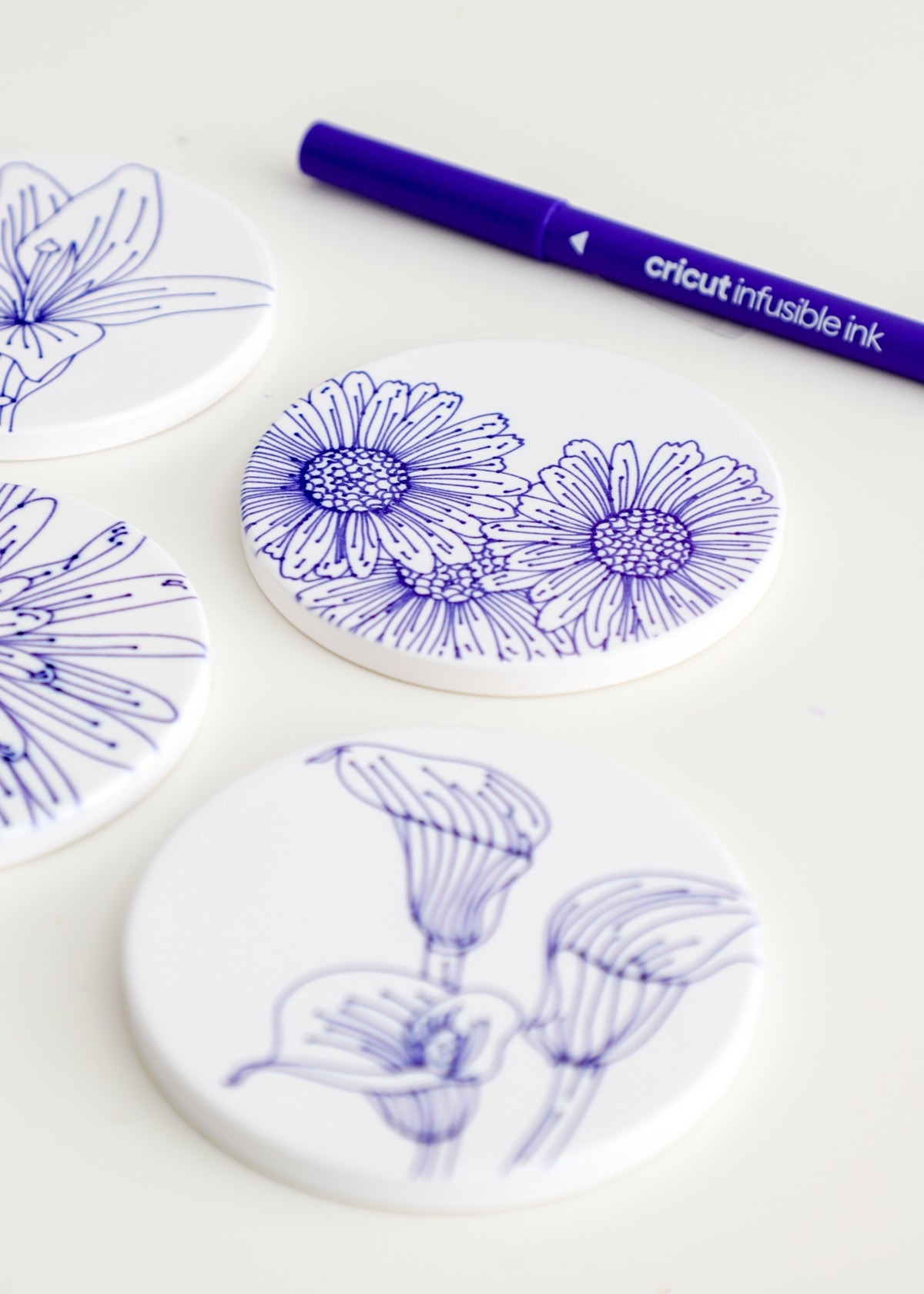 How to Make Cricut Coasters with Infusible Ink Pens - The Homes I Have Made